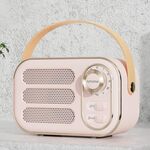 DW13 Hifi Portable Mini retrò retrò altoparlante Bluetooth (Pink)