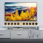 D90 Home Theater Audio Eco Wall Soundbar Subwoofer Audio Bluetooth (giallo)