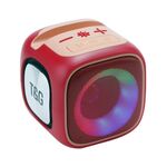 T&G TG359 Altoparlante Bluetooth wireless LED portatile per esterni (rosso)