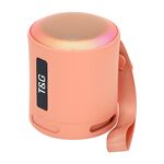 T&G TG373 Subwoofer per altoparlante Bluetooth wireless multicolore RGB portatile da esterno con luce a LED (arancione)