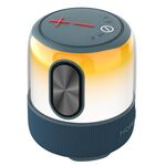 HOPESTAR SC-01 Altoparlante Bluetooth wireless con luce a LED impermeabile (blu)