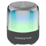 HOPESTAR SC-01 Altoparlante Bluetooth wireless con luce LED impermeabile (grigio)