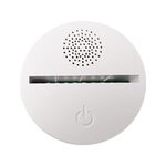 A189 Base per altoparlante Bluetooth con luce notturna 3D colorata a LED (rotondo bianco)