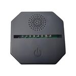 A189 Base per altoparlante Bluetooth con luce notturna 3D colorata a LED con scatola (quadrato nero)