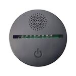A189 Base per altoparlante Bluetooth con luce notturna 3D colorata a LED con scatola (rotonda nera)