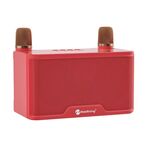 NewRixing NR8088 Microfono wireless TWS Handheld Noise Reduction Altoparlante Bluetooth intelligente (rosso)