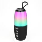 T&G TG644 Altoparlante Bluetooth portatile ad alta potenza con luce RGB da 5 W (nero)