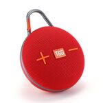 T&G TG648 TWS Mini altoparlante portatile wireless Bluetooth da esterno con luce LED (rosso)