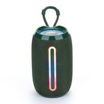 T&G TG653 TWS LED Mini altoparlante esterno audio stereo wireless portatile (verde scuro)