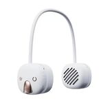 Altoparlante Bluetooth portatile senza fili appeso al collo T5 USB (bianco)