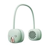 Altoparlante Bluetooth portatile senza fili appeso al collo T5 USB (verde)