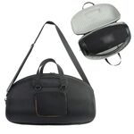 Per JBL BoomBox 3 Custodia portatile in EVA con custodia per caricabatterie (nero + grigio)