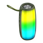 HOPESTAR P40 Pro Altoparlante Bluetooth wireless con luce RGB impermeabile IPX6 (verde militare)