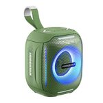 HOPESTAR Party 300mini Altoparlante Bluetooth portatile impermeabile IPX5 Altoparlante esterno stereo a 360 gradi (verde militare)