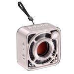 DW12 Mini altoparlante portatile senza fili Bluetooth Scheda TF di supporto per subwoofer trasparente (bianco)