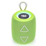 T&G TG655 Subwoofer stereo portatile con altoparlante Bluetooth wireless TWS da esterno (verde)