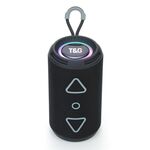 T&G TG-656 Subwoofer stereo portatile wireless 3D Altoparlante Bluetooth Supporto FM / Luce d'atmosfera LED (Nero)