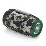 T&G TG-657 Subwoofer stereo portatile wireless 3D Altoparlante Bluetooth Supporto FM / Luce d'atmosfera LED (Camouflage)
