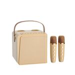 Nuovo altoparlante Bluetooth wireless intelligente RiXing NR8807 TWS portatile con riduzione del rumore (Beige)