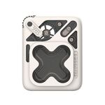 D Monster D16 Altoparlante portatile HiFi Bluetooth 5.3, supporto scheda TF (bianco)