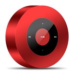 A8 Mic Bluetooth Stereo portatile A8 Mic integrata, supporto chiamate a mani libere / scheda TF / AUX IN (rosso)