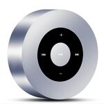 A8 Mic Bluetooth stereo portatile A8 Mic integrata, supporto chiamate a mani libere / scheda TF / AUX IN (argento)