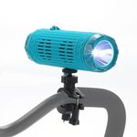 T & G TG312 LED esterno portatile multifunzionale multifunzionale altoparlante bluetooth wireless (blu peacock)