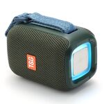 T & G TG339 RGB Light 5W Impermeabile altoparlante portatile Bluetooth (verde)