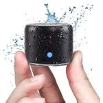 EWA A106PRO IPX7 MINI ATTREATTO DI METALE BLUETOOTH PORTATIVO (NERO)