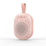 AEC BT513 RGB Light Waterproof Portabic Bluetooth Altoparlante Bluetooth Supporto FM / TF Card (Moran Pink)