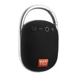 T&G TG321 TWS Mini altoparlante outdoor wireless portatile con luce a LED (nero)
