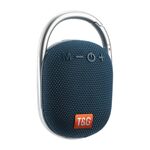 T&G TG321 TWS Mini altoparlante outdoor wireless portatile con luce a LED (blu)