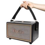 Oneder D6 40W Retro Classic Portable Outdoor Bluetooth Stopaker (Black)