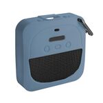 Per Bose Soundlink Micro Custodia protettiva per archiviazione audio in silicone anti-caduta (Blu pietra)