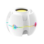 RGB Light Effect Gyro Shape Audio Bluetooth wireless (bianco)
