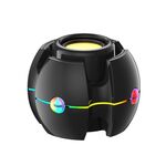 RGB Light Effect Gyro Shape wireless Bluetooth audio (nero)