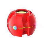 RGB Light Effect Gyro Shape wireless Bluetooth audio (rosso)