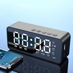 ZXL-G50 MINI ALARM Specchio Bluetooth Speaker Support Scheda TF (nero)