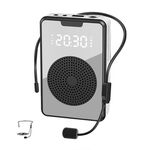 Amplificatore microfono didattico portatile ZXL-H3 con display temporale, specifiche: versione cablata (nero)