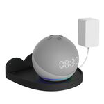 2 PCS Monte a parete per Amazon Echo Dot 4 (nero)