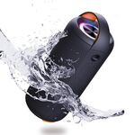 Altoparlante Bluetooth stereo impermeabile da 20W all'aperto (nero)
