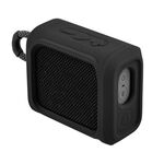 La copertura protettiva in silicone portatile dell'altoparlante può essere fissata con cinghia per jbl go3 (nero)