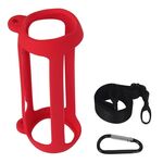 Custodia protettiva in silicone altoparlante Bluetooth per JBL Flip6 (rosso)