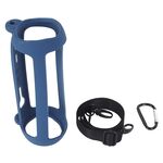Custodia protettiva in silicone altoparlante Bluetooth per JBL Flip6 (blu scuro)