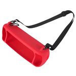 Custodia in silicone altoparlante Bluetooth per Anker SoundCore Motion+ (Red)
