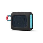 Per JBL GO3 Custodia in silicone antipolvere Custodia per altoparlante anti-caduta (nero)