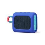 Per JBL GO3 Custodia in silicone antipolvere Custodia per altoparlante anti-caduta (blu)