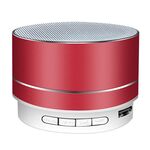 Altoparlante Bluetooth senza fili mini in metallo A10 (rosso)