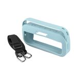 Custodia protettiva in silicone per altoparlante Bose SoundLink Flex Bluetooth con tracolla (blu)