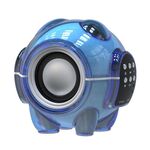 Altoparlante Bluetooth wireless a forma di mini panda spaziale M18 Audio da tavolo portatile per cartoni animati (blu)